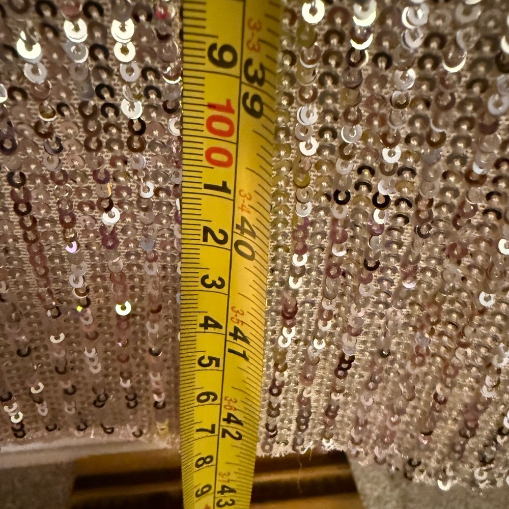 Dressed in LALA Champagne Sequin Maxi Skirt - Picture 2 of 6